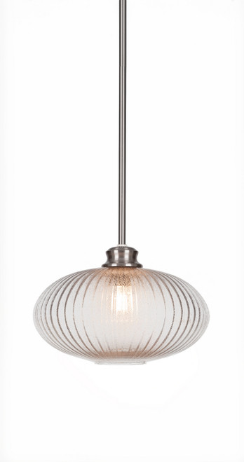 Toltec Lighting - 72-BN-4658 - One Light Pendant - Carina - Brushed Nickel
