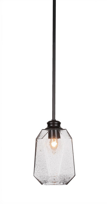 Toltec Lighting - 72-MB-4462 - One Light Pendant - Rocklin - Matte Black