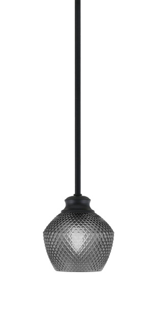 Toltec Lighting - 72-MB-4622 - One Light Pendant - Zola - Matte Black