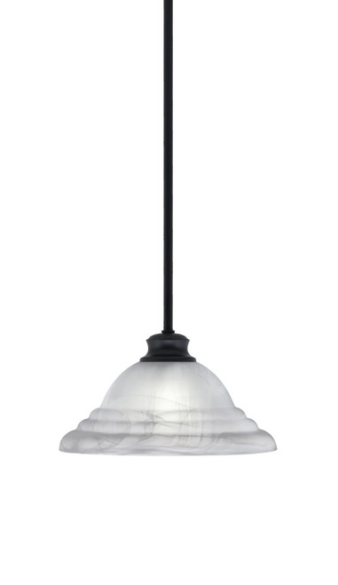 Toltec Lighting - 72-MB-5931 - One Light Pendant - Stem - Matte Black