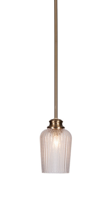 Toltec Lighting - 72-NAB-4250 - One Light Pendant - Cordova - New Age Brass