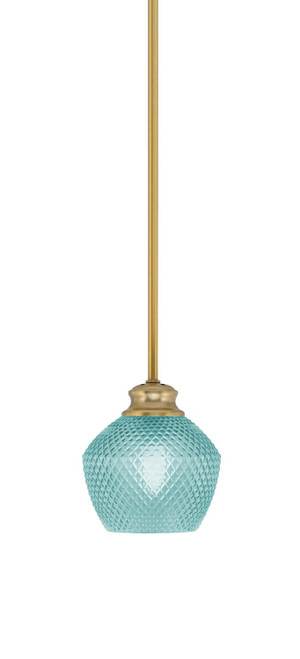 Toltec Lighting - 72-NAB-4625 - One Light Pendant - Zola - New Age Brass