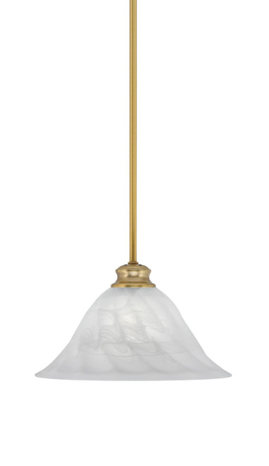 Toltec Lighting - 72-NAB-5731 - One Light Pendant - Stem - New Age Brass