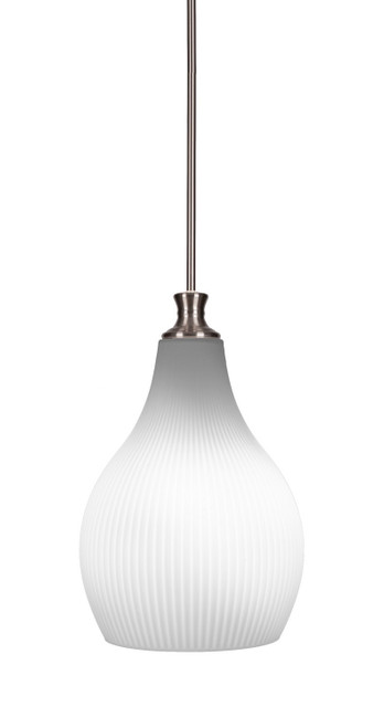 Toltec Lighting - 73-BN-4661 - One Light Pendant - Carina - Brushed Nickel