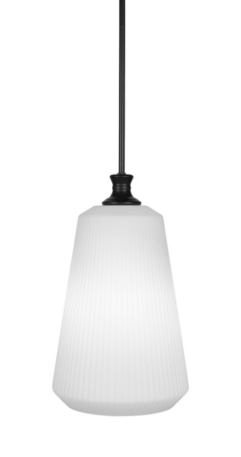 Toltec Lighting - 73-MB-4641 - One Light Pendant - Carina - Matte Black