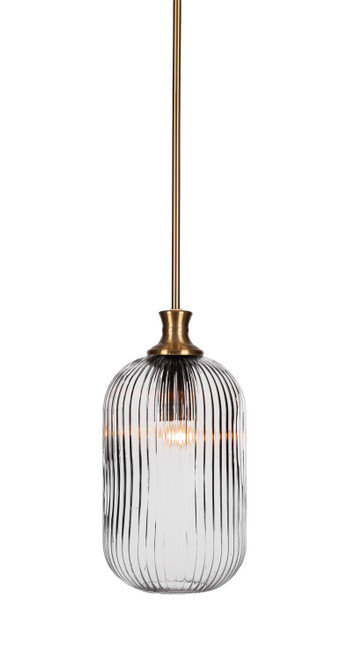 Toltec Lighting - 74-NAB-4600 - One Light Pendant - Carina - New Age Brass