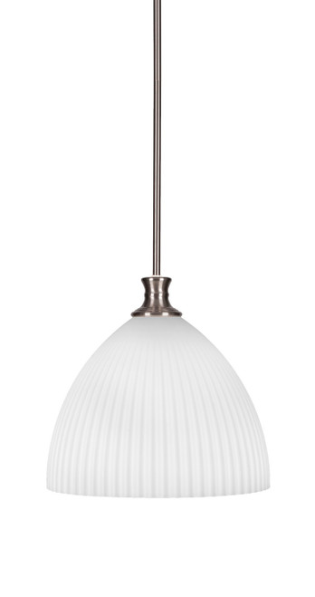 Toltec Lighting - 75-BN-4691 - One Light Pendant - Carina - Brushed Nickel