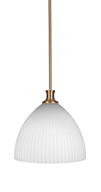 Toltec Lighting - 75-NAB-4691 - One Light Pendant - Carina - New Age Brass