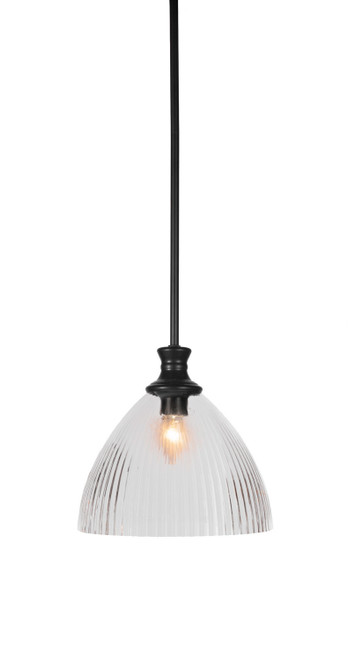 Toltec Lighting - 76-MB-4630 - One Light Pendant - Carina - Matte Black