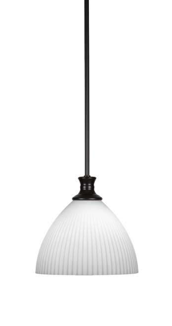 Toltec Lighting - 76-MB-4631 - One Light Pendant - Carina - Matte Black