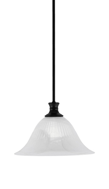 Toltec Lighting - 76-MB-5831 - One Light Pendant - Stem - Matte Black
