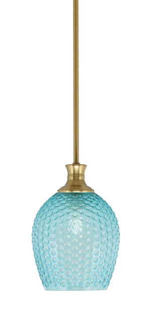 Toltec Lighting - 76-NAB-4905 - One Light Pendant - Zola - New Age Brass
