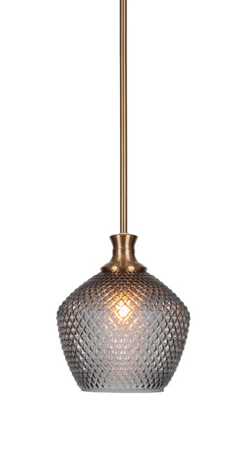 Toltec Lighting - 76-NAB-4922 - One Light Pendant - Zola - New Age Brass