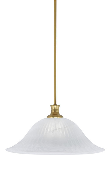 Toltec Lighting - 76-NAB-5881 - One Light Pendant - Stem - New Age Brass