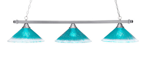 Toltec Lighting - 803-BN-715 - Three Light Bar - Square - Brushed Nickel