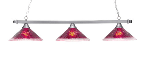 Toltec Lighting - 803-BN-716 - Three Light Bar - Square - Brushed Nickel