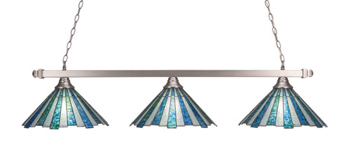 Toltec Lighting - 803-BN-932 - Three Light Bar - Square/Round - Brushed Nickel