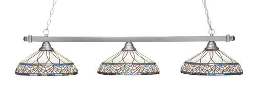 Toltec Lighting - 803-BN-948 - Three Light Bar - Square - Brushed Nickel