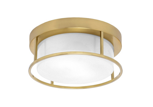 Toltec Lighting - 812-NAB-1 - Two Light Flush Mount - Flush Mounts - New Age Brass