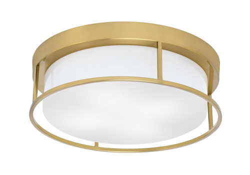 Toltec Lighting - 816-NAB-1 - Three Light Flush Mount - Flush Mounts - New Age Brass