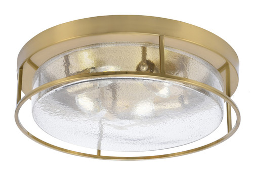 Toltec Lighting - 818-NAB-2 - Four Light Flush Mount - Flush Mounts - New Age Brass