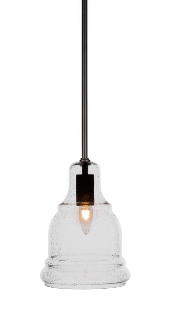 Toltec Lighting - 81-MB-4560 - One Light Pendant - Palisade - Matte Black