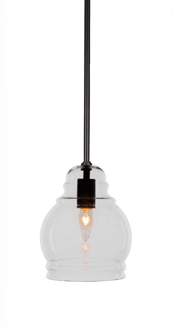 Toltec Lighting - 81-MB-4570 - One Light Pendant - Palisade - Matte Black