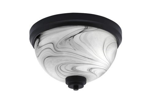 Toltec Lighting - 822-MB-9 - Two Light Flush Mount - Flush Mounts - Matte Black