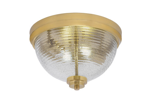 Toltec Lighting - 822-NAB-7 - Two Light Flush Mount - Flush Mounts - New Age Brass