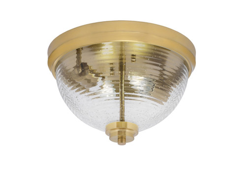 Toltec Lighting - 822-NAB-8 - Two Light Flush Mount - Flush Mounts - New Age Brass