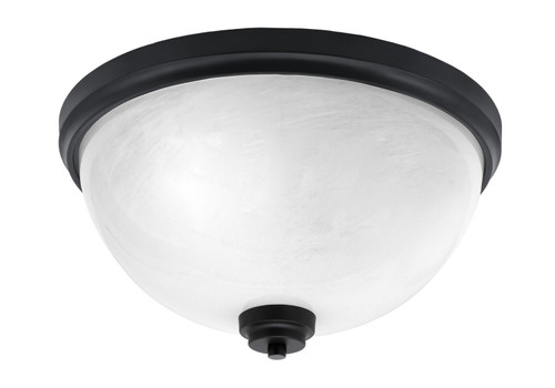 Toltec Lighting - 826-MB-1 - Three Light Flush Mount - Flush Mounts - Matte Black