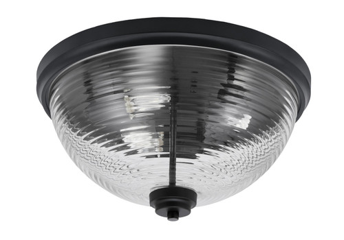 Toltec Lighting - 826-MB-6 - Three Light Flush Mount - Flush Mounts - Matte Black