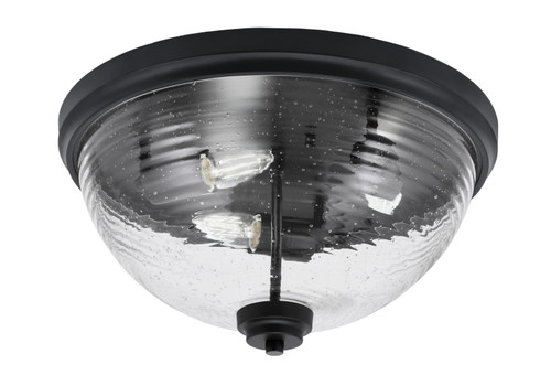 Toltec Lighting - 826-MB-8 - Three Light Flush Mount - Flush Mounts - Matte Black