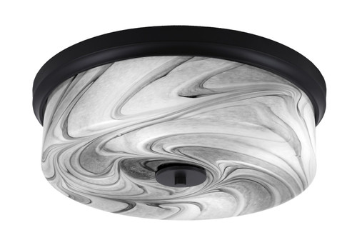 Toltec Lighting - 837-MB-9 - Four Light Flush Mount - Flush Mounts - Matte Black