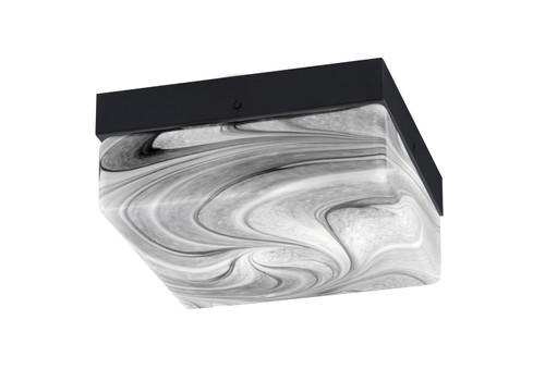 Toltec Lighting - 840-MB-9 - Two Light Flush Mount - Flush Mounts - Matte Black