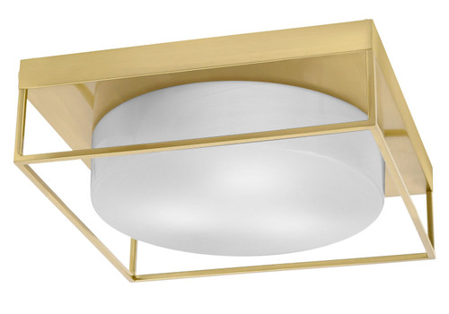 Toltec Lighting - 856-NAB-1 - Three Light Flush Mount - Flush Mounts - New Age Brass