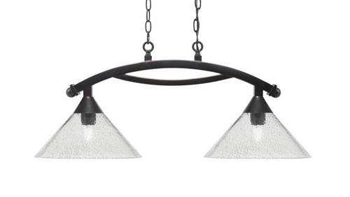 Toltec Lighting - 872-BC-2122 - Two Light Island Pendant - Bow - Black Copper