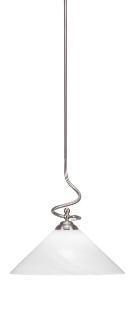 Toltec Lighting - 900-BN-2161 - One Light Pendant - Capri - Brushed Nickel