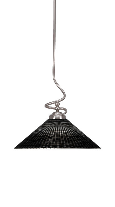 Toltec Lighting - 900-BN-4019 - One Light Pendant - Capri - Brushed Nickel
