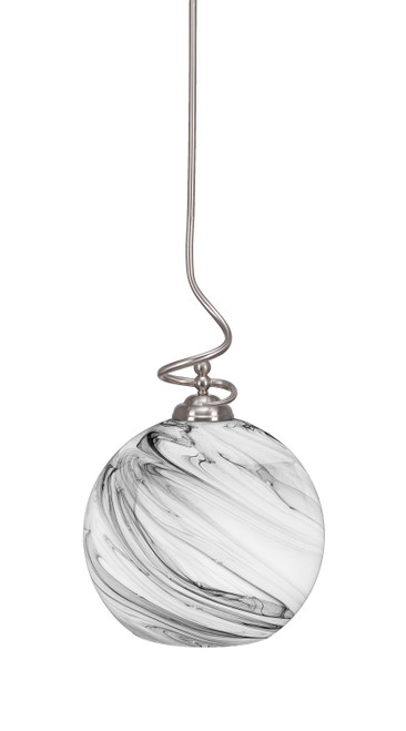 Toltec Lighting - 900-BN-4399 - One Light Pendant - Capri - Brushed Nickel