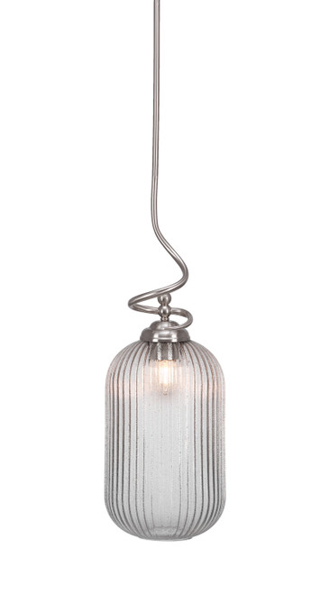 Toltec Lighting - 900-BN-4608 - One Light Pendant - Capri - Brushed Nickel