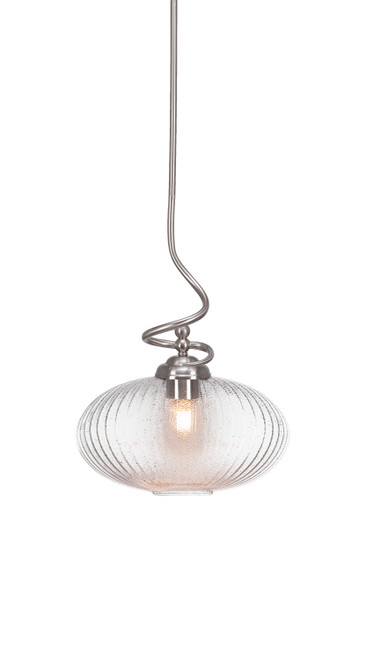 Toltec Lighting - 900-BN-4658 - One Light Pendant - Capri - Brushed Nickel