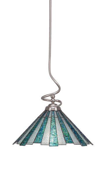 Toltec Lighting - 900-BN-932 - One Light Pendant - Capri - Brushed Nickel