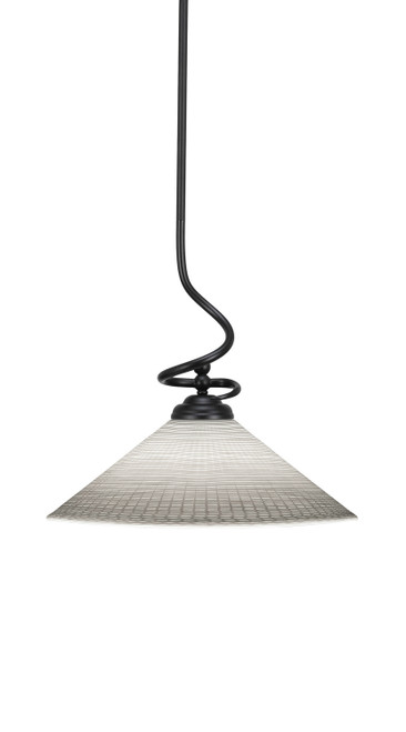 Toltec Lighting - 900-MB-4011 - One Light Pendant - Capri - Matte Black
