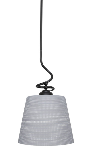 Toltec Lighting - 900-MB-4082 - One Light Pendant - Capri - Matte Black