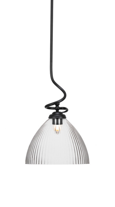 Toltec Lighting - 900-MB-4630 - One Light Pendant - Capri - Matte Black