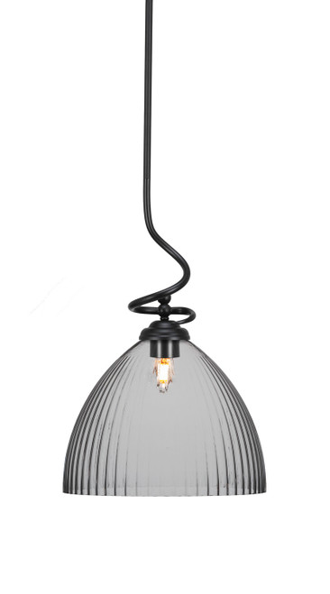 Toltec Lighting - 900-MB-4690 - One Light Pendant - Capri - Matte Black