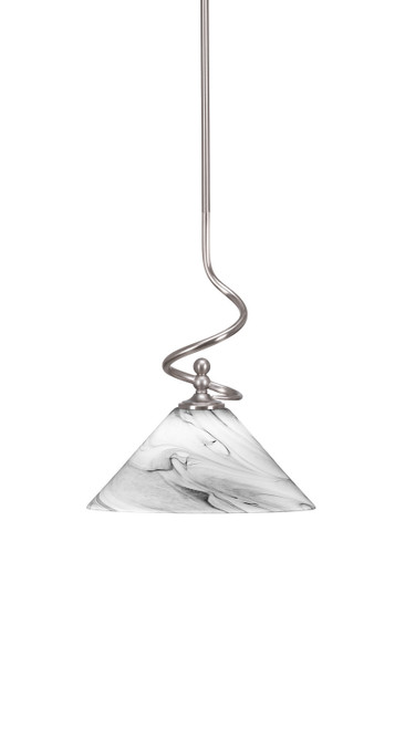 Toltec Lighting - 901-BN-2129 - One Light Mini Pendant - Capri - Brushed Nickel