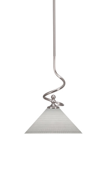 Toltec Lighting - 901-BN-4001 - One Light Mini Pendant - Capri - Brushed Nickel