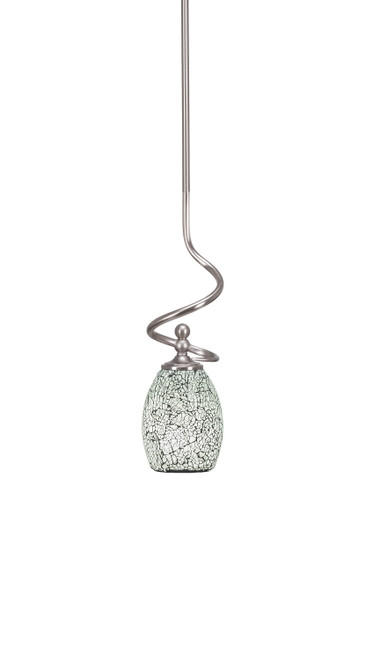 Toltec Lighting - 901-BN-4165 - One Light Mini Pendant - Capri - Brushed Nickel
